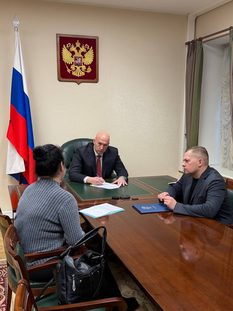 Личный прием граждан в приемной полномочного представителя Президента Российской Федерации.