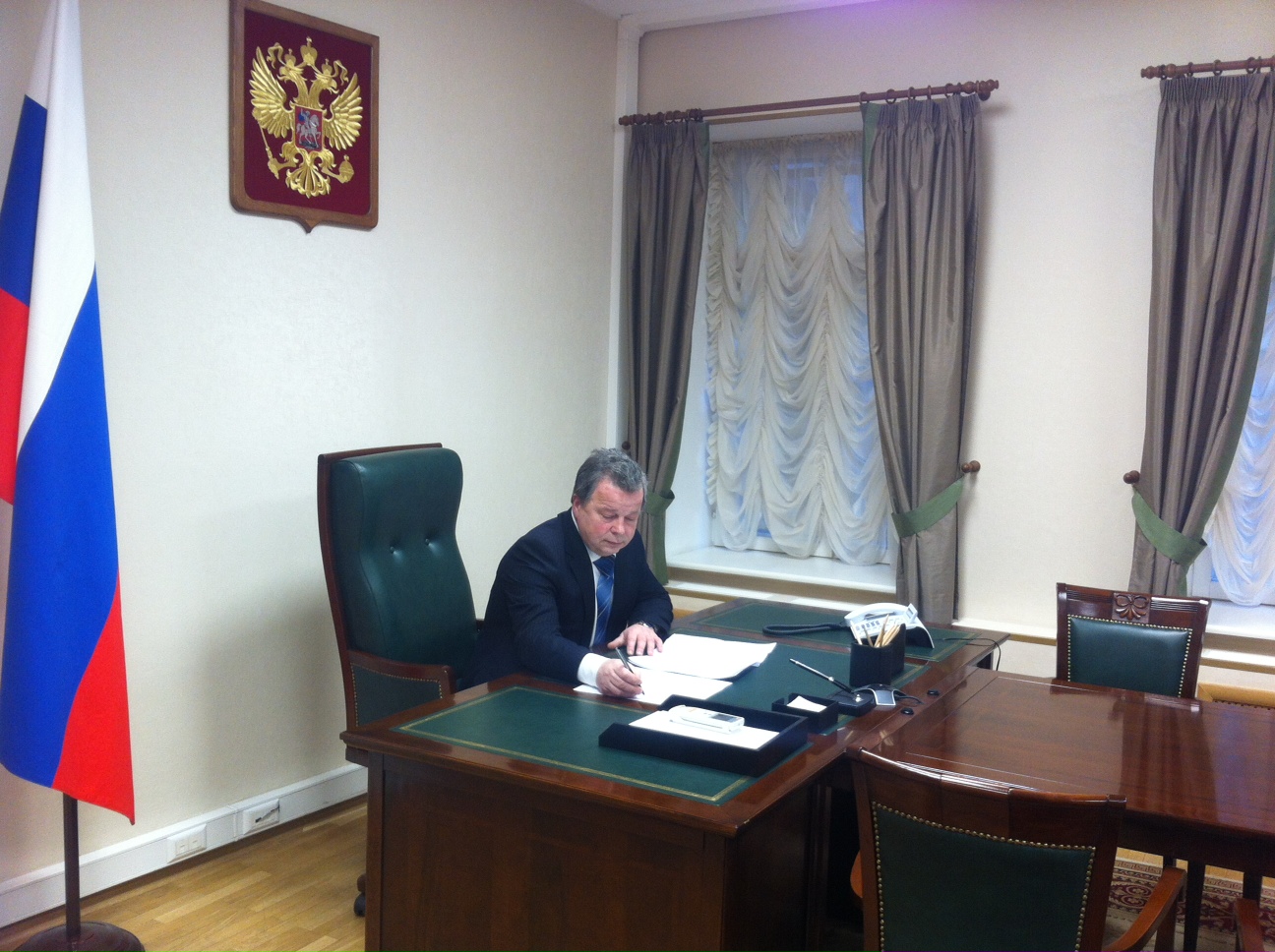 По поручению Президента Российской Федерации Руководитель Государственной инспекции труда в городе Санкт-Петербурге  А.Н. Кротов  провел личный прием граждан.